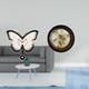 thumbnail image 2 of Reloj Decorativo Acrílico Con Relieve De Mariposa Y Marco De Resina Ornamentado Para Oficina, Comedor, Habitación Infantil, Dormitorio, Decoración Retro Del Hogar., 2 of 8
