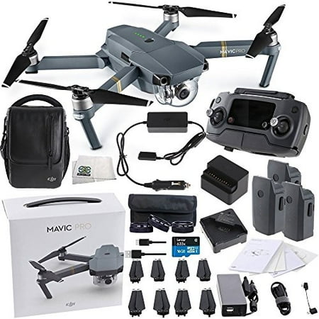 DJI Mavic Pro FLY MORE COMBO Collapsible Quadcopter Videographer Bundle