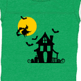 thumbnail image 4 of Inktastic Halloween Haunted House Witch and Bats Boys or Girls Baby Bodysuit, 4 of 5