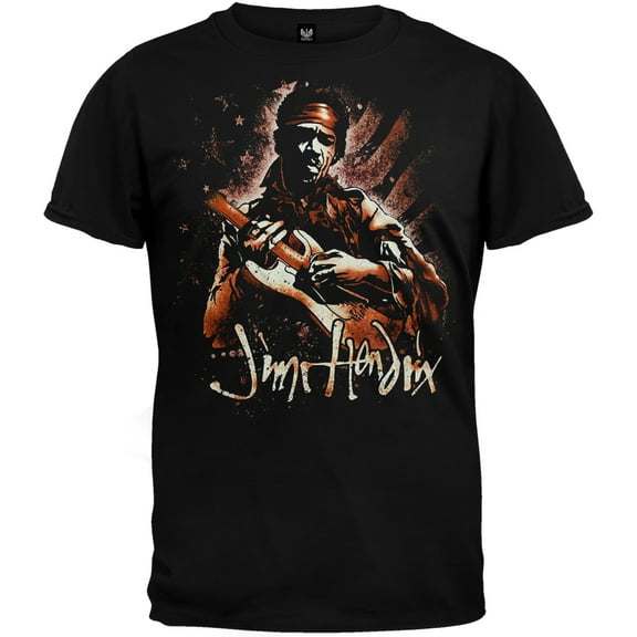 Jimi Hendrix Men's Zone Short Sleeve T Shirt