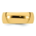 thumbnail image 6 of 14k Yellow Gold 8mm Lightweight Comfort Fit Wedding Band Size 11, 6 of 6