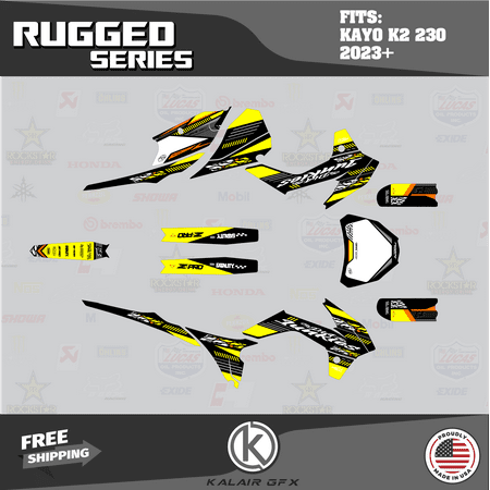 Kalair GFX Graphics Kit for Kayo K2 230 (All Years) Rugged Series Kalair GFX Graphics Kit for Kayo K2 230 (All Years) Rugged Series