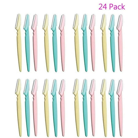 Maigk Lot Sale Wholesale Women Face & Eyebrow Hair Removal Safety Razor Trimmer Shaper Shaver (24