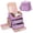 Purple-86 Slots, variant on Extra Large Polish Organizer Case Holds 86 To 100+ Bottles & Lamp Supplies Storage Carrying Bag With 2 Removable Pouches (triangle Pink 86 Slots)
