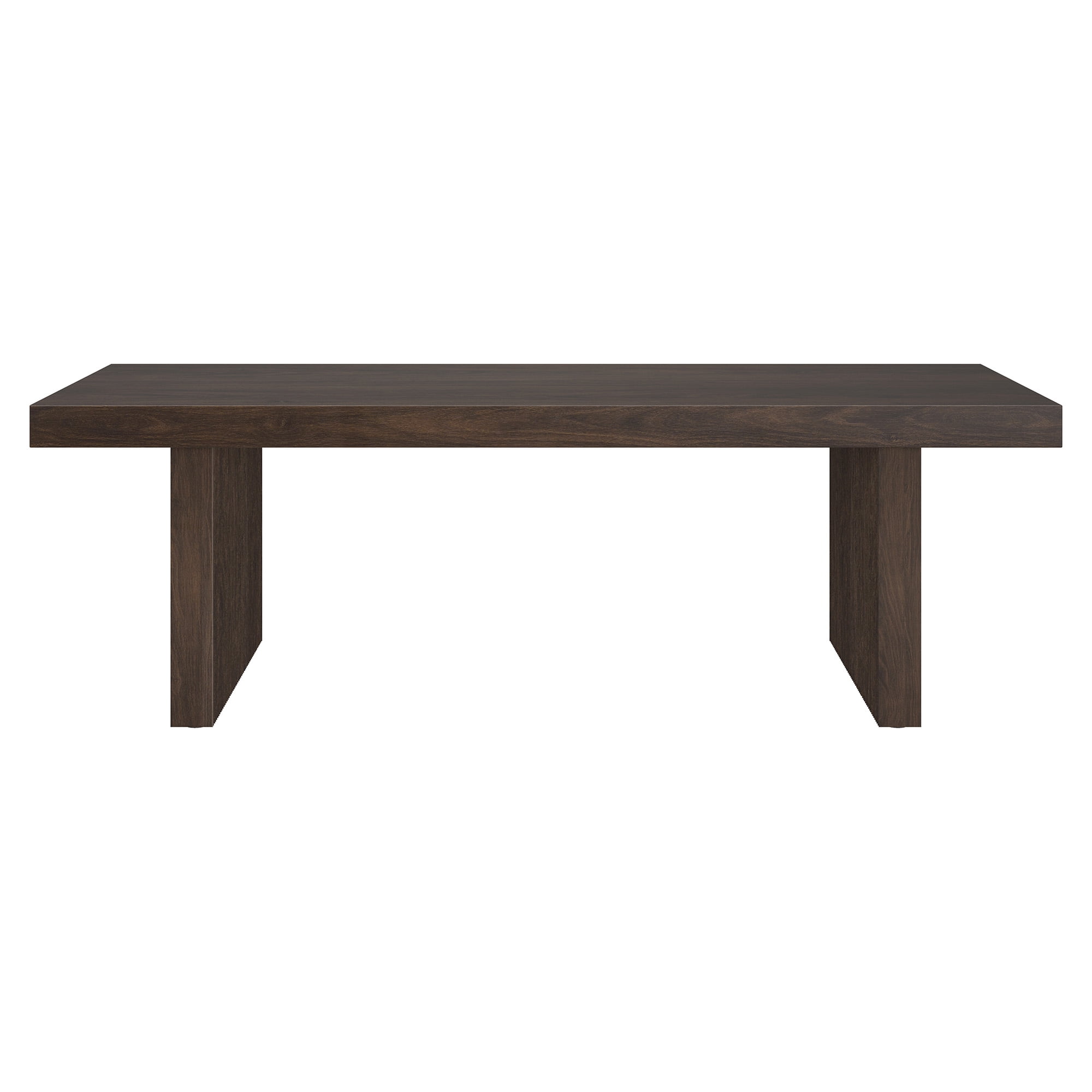 Evelyn&Zoe Modern/Contemporary 48" Wide Alder Brown Coffee Table