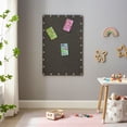 thumbnail image 2 of Linon Krall 24 x 36 inch Corkboard, Dark Gray, 2 of 15