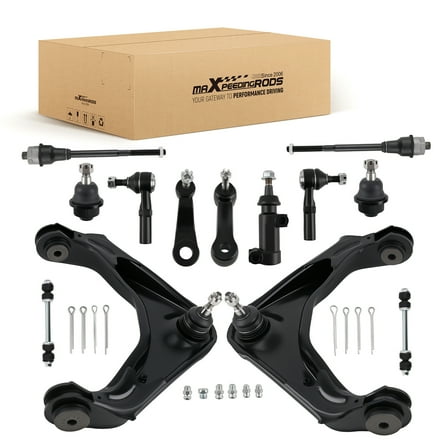 maXpeedingrods 13Pcs Front Suspension Kit for Chevy Silverado/GMC Sierra 1500 2500 3500 (HD), Suburban 2500, Avalanche 2500, Yukon XL2500, K620054 Front Upper Control Arm with Ball Joint K6693 K80631