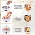 thumbnail image 1 of Electric Egg Cooker Boiler Maker Single Layer Egg Maker,US Plug, 1 of 5