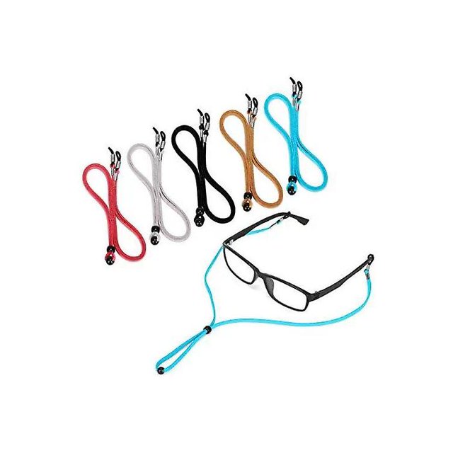 5 correas de cuero de primera calidad para gafas, correas fijas para gafas de sol deportivas para hombres y mujeres