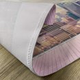 thumbnail image 5 of Ambesonne Scenery Place Mats Set of 4, New York Usa Roof View, Standard Size, Grey White and Pink, 5 of 6