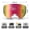White/Pink, variant on ZQIYDYP Ski Goggles Magnetic Anti Fog UV Protection Clear Vision Durable Lightweight Gear