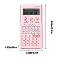 thumbnail image 3 of Scientific Calculator Clear Display Functions Basic Calculator AAA Battery Operated for Math Algebra Fraction Non Graphing Auto Shut-Off Calculator for Students & Business, 3 of 6