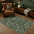 thumbnail image 3 of BERTHMEER 3'x5' Small Area Rugs Washable Rugs for Living Room Office Kitchen Entryway Doorway Non-slip,Deep Green, 3 of 8