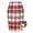 Red, variant on Skirts for Women Pencil Plaid Skirts For Women Fall Winter High Waisted Bodycon Knee Length Wool Midi Skirt With Slit B XXL