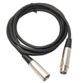thumbnail image 1 of Conector de micrófono niquelado de XLR m shamjiam Cable XLR macho a hembra, 1 of 6