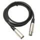 thumbnail image 1 of Adaptador de extensión XLR macho de 3 pines a conector XLR hembra M/F con cono metálico 10 m, 1 of 6