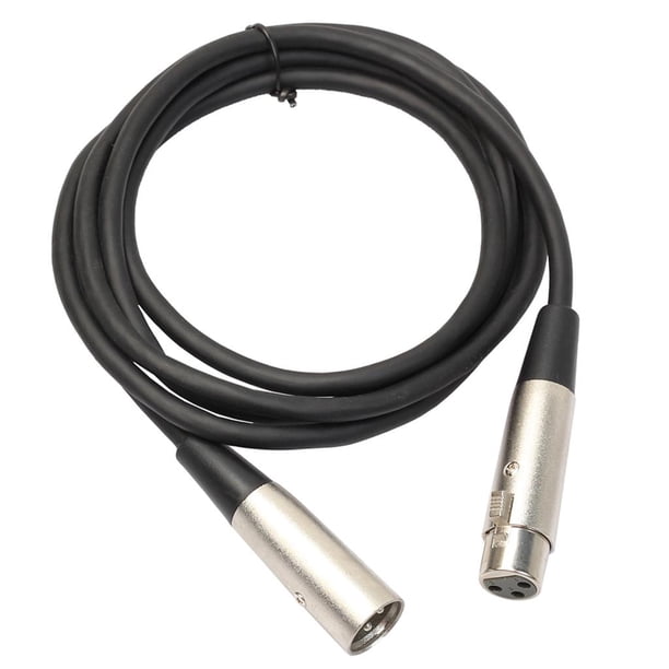 Conector de cable de micrófono de audio niquelado de XLR hembra a macho 10 m