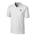 thumbnail image 2 of Men's Cutter & Buck White Clemson Tigers Big & Tall Forge Pencil Stripe Stretch Polo, 2 of 3