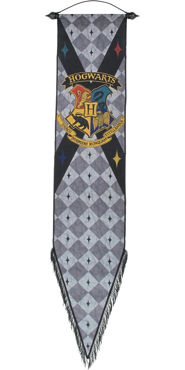 Harry Potter Slytherin Ravenclaw Hogwarts Gryffindor Banner Bunting Hanging Flag 