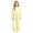 Yellow, variant on Boys Girls Sweatsuit 2 Pcs Outfits Zip Up Hoodie & Wide Leg Sweatpants Tracksuit Loose Fit Jogger Sets Fall Winter Sportswear