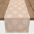 thumbnail image 3 of Creative Products Pink Polka Dots on Pink 16 x 72 Cotton Twill Table Runner, 3 of 3