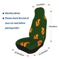 thumbnail image 4 of Yiaed Bold Squirrel Silhouettes Print Car Seat Covers,Universal Auto Seats Protector Fits for Car,SUV Sedan,Truck,Automotive Seat Covers & Accessories(Two packs), 4 of 7