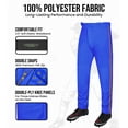 thumbnail image 3 of Exxact Sports Proline Full Length Baseball Pants Youth with Stripes, Relaxed Fit Open Bottom Boys Baseball Pants (Royal Blue/Orange,YM), 3 of 7
