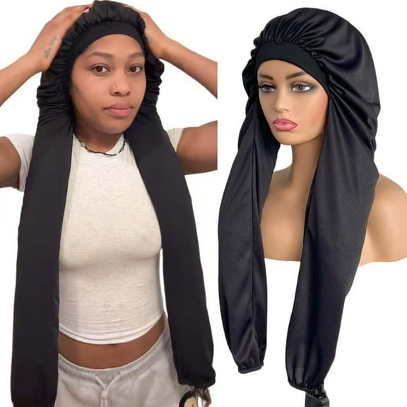 Bonnet for Sleeping 2 in 1 Long Braids Protection & UV Shield,Breathable & Water-Resistant for Sleeping Women