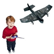 Air Hogs Radio-Controlled Black SkyWinder Plane