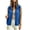 Blue, variant on FAIWAD Womens Hooded Sweater Vest Sleeveless Button up Cardigans with Pockets Layering Casual Wear