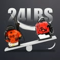 thumbnail image 6 of Backpack Leaf Blower - 75.6CC 4-Stroke Gas with 900 CFM & 210 MPH, Variable Speed Cruise Control & Snow Blower (Red), 6 of 8