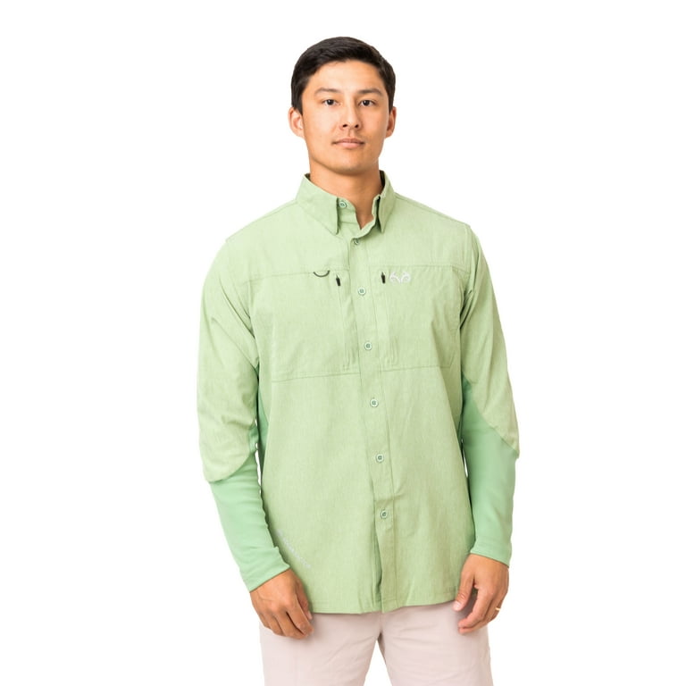 Realtree Men's Long Sleeve Performance Tech Vented UPF 50+ Fishing