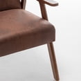 thumbnail image 4 of Wood Frame Microfiber Chair / Fit Seamlessly into Any Room, 4 of 6