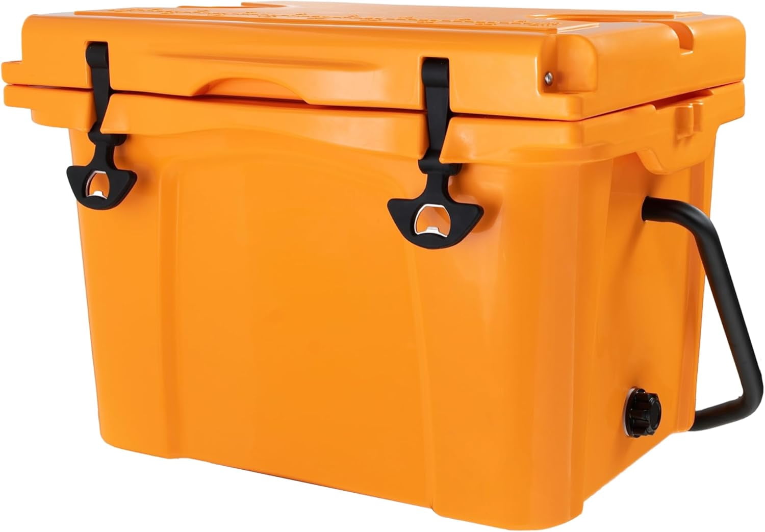 Elleree 25 Quart Hard Cooler Box, Portable Ice Chest with Bottle Opener, Cup Holder & Ruler,Heavy-Duty Ice Cooler for Camping, Fishing, Picnic, Beach