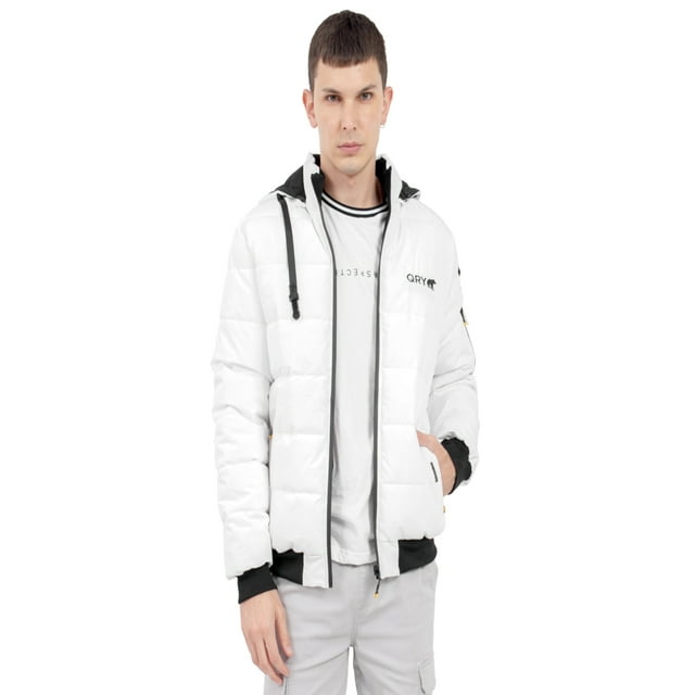 Chamarra Quarry Regular fit Acolchada con Capucha Para Hombre