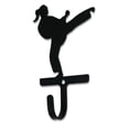 thumbnail image 1 of Village Wrought Iron WH-376-S Karate Woman & Girl Wall Hook - Small, 1 of 1