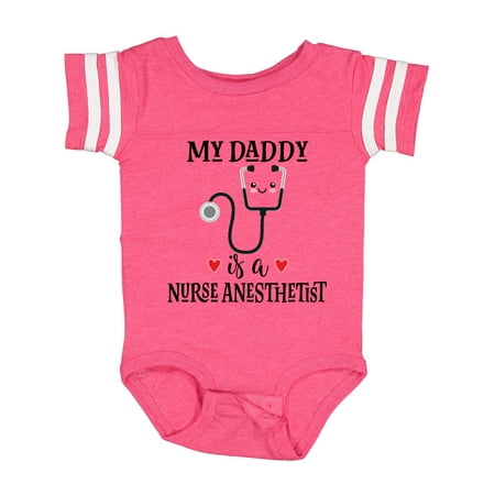 

Inktastic Nurse Anesthetist Dad Nursing Gift Baby Boy or Baby Girl Bodysuit