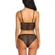 thumbnail image 3 of Gibobby Conjunto ropa interior mujer Lencería para mujer, enterizo de peluche con entrepierna a presión(Negro, XXG), 3 of 3