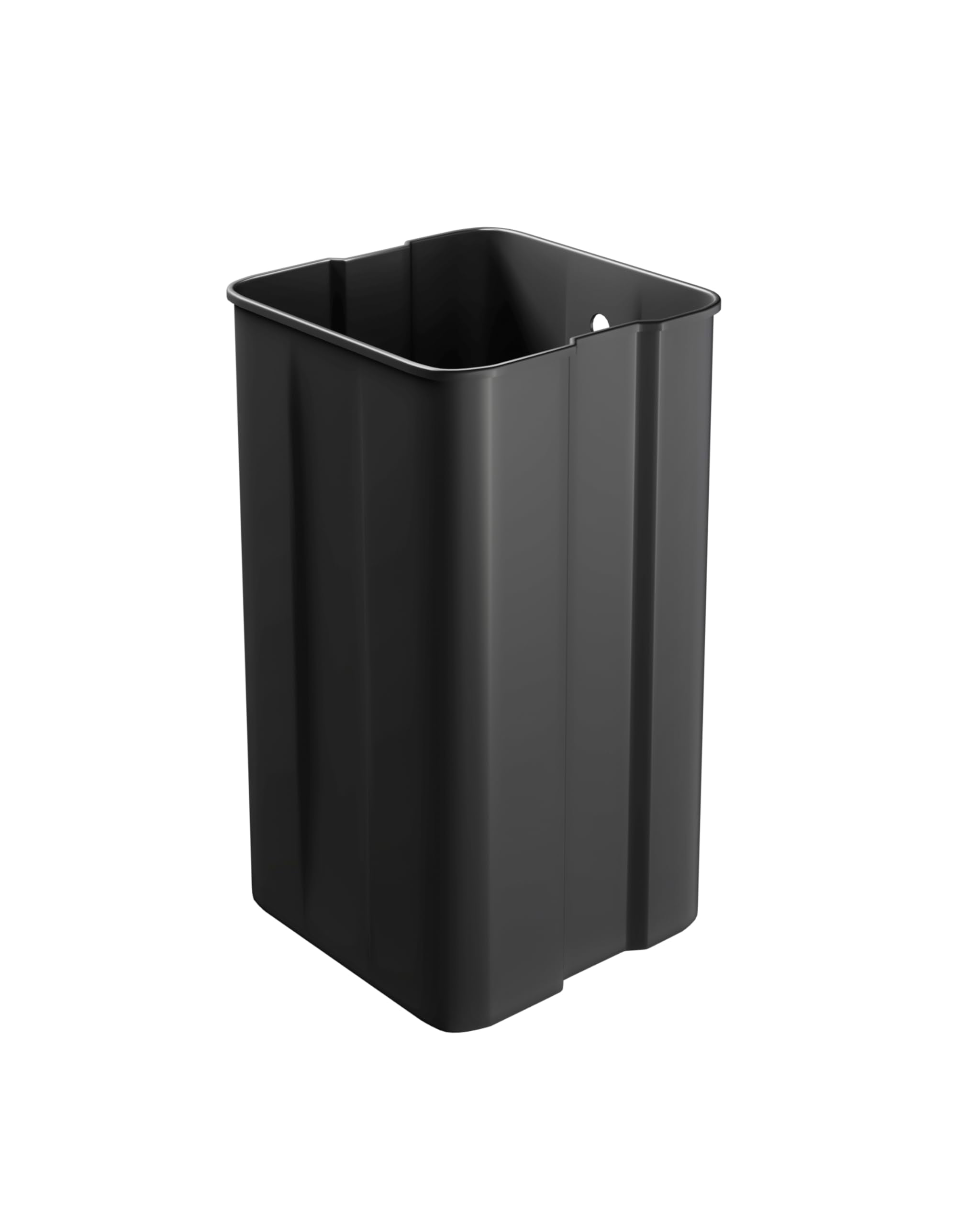 Dual Trash Can, 60 Liter (2x30L)/80 Liter (2x40L) Stainless Steel Step Trash Can, Rectangular Garbage Bin with Inner Buckets, Suit for Kitchen Office Home Use