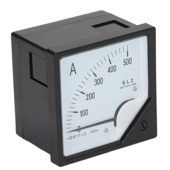 Pointer AC Ammeter, Analog  Meter Clear Scales Battery Monitoring  For Electronic Applications