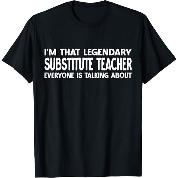 Playful Comfort Tee - Substitute Teacher Job Title Employee Substitute Teacher T-Shirt