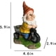 thumbnail image 2 of Decoración de estatua de nain de jardin drle de nain de jardin Decoración de estatua de jardin creativa, gran adorno de nain de jardin en resina Cadeau de nouveauté pour intérieur, terras, 2 of 5