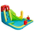 thumbnail image 6 of Gymax Outdoor Inflatable Splash Water Bounce House Jump Slide w/Blower, 6 of 6