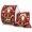 Deep Red, variant on Homeford Fancy Nutcracker Christmas Linen Wired Ribbon, 2-1/2-inch, White, 10-yard