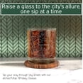 thumbnail image 2 of Greenline Goods Whiskey Glasses - 10 Oz Tumbler (Single Glass) - Etched with City Map - Old Fashioned Rocks Glass (San Diego, CA), 2 of 6