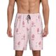 thumbnail image 1 of Balery Poodle Dog Pantalones cortos de pijama de punto de algodón para hombre con cinturilla y bolsillos-XX-Large, 1 of 6