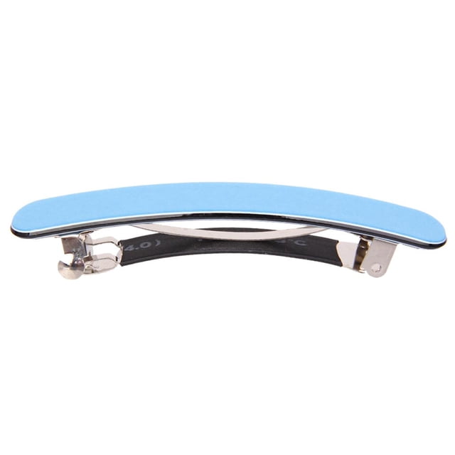 Pasador de primavera para mujer, pinzas para el cabello francesas flacas, pinza para el cabello, horquilla para la cabeza Azul Sunnimix Pasador de primavera para mujer