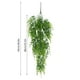 thumbnail image 3 of ¡Ofertas relámpago! Plantas artificiales Alofun, planta de imitación de hierba persa, para colgar en la pared, de ratán, para decoración del hogar, planta araña de hojas verdes (una rama, 5, 3 of 7