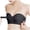 Black, variant on Convertible Bras For Women Solid Removable Shoulder Everyday Strapless Drawstring Bandeau Underwear