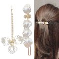 thumbnail image 3 of Hair Clips Minimalist Elegant: 2PCS Rhinestone Hair Barrettes Hair Accessories, 3 of 9